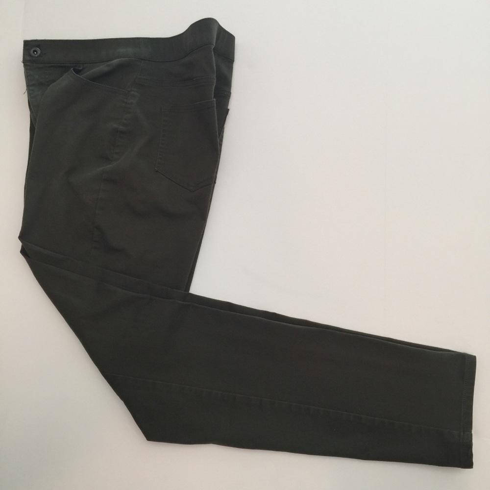 Denim&Co olive Green Stretch Twill Jeans/pants Sz10